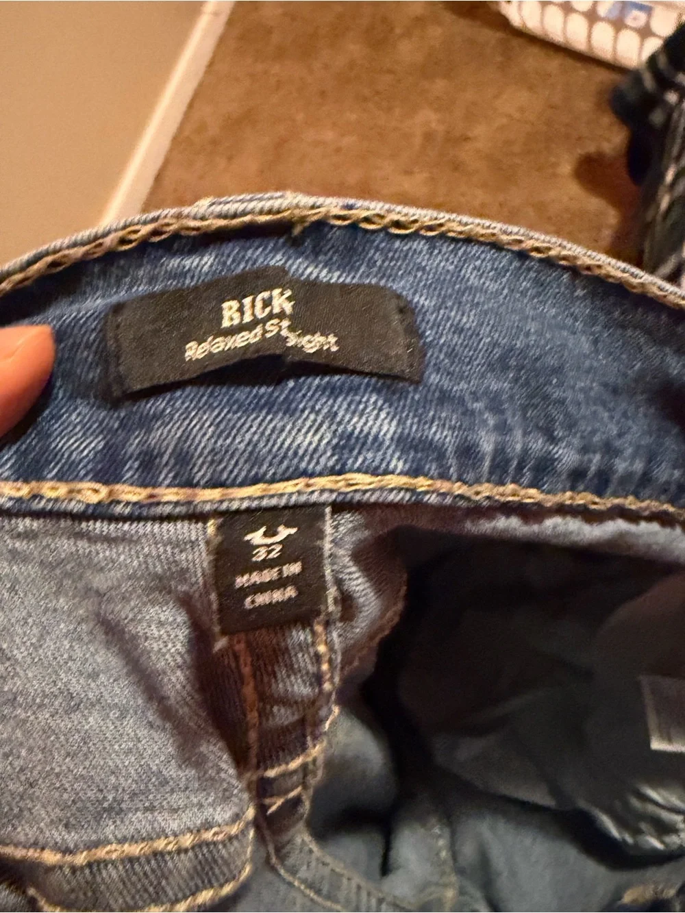 Classic men's Blue Stretch Skinny Jeans